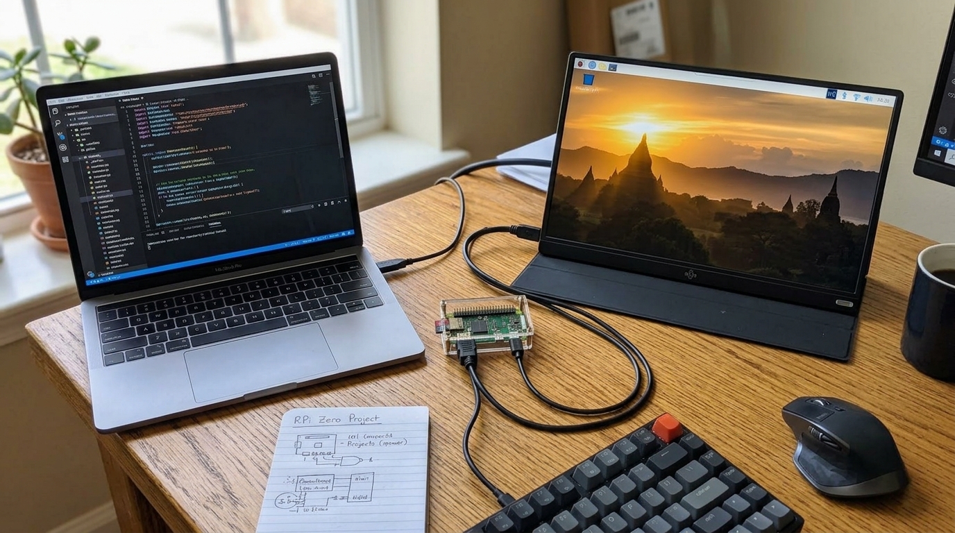 Bancada de Trabalho com o Ext-Monitor Operando em Dual Monitor